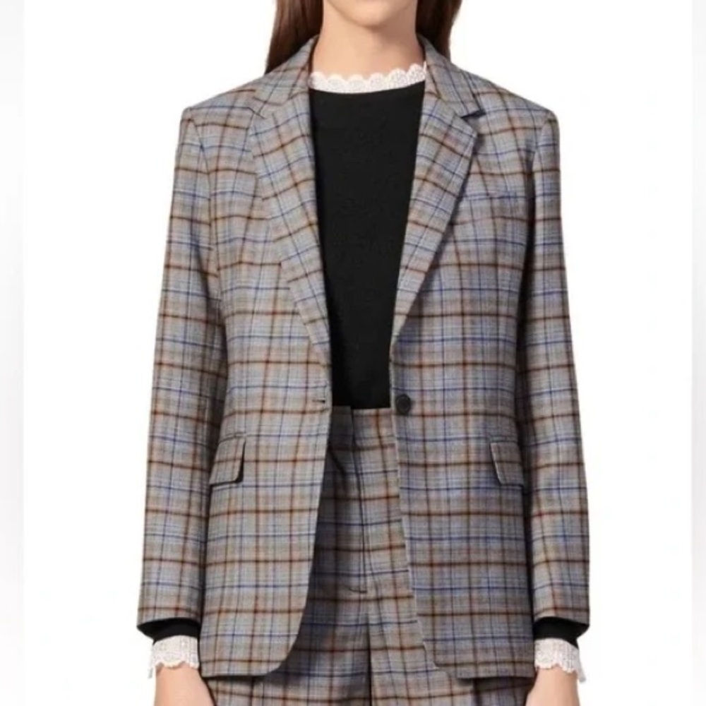 Plaid Blazer